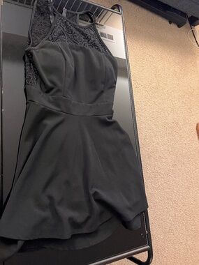 Black Skater Mini Dress